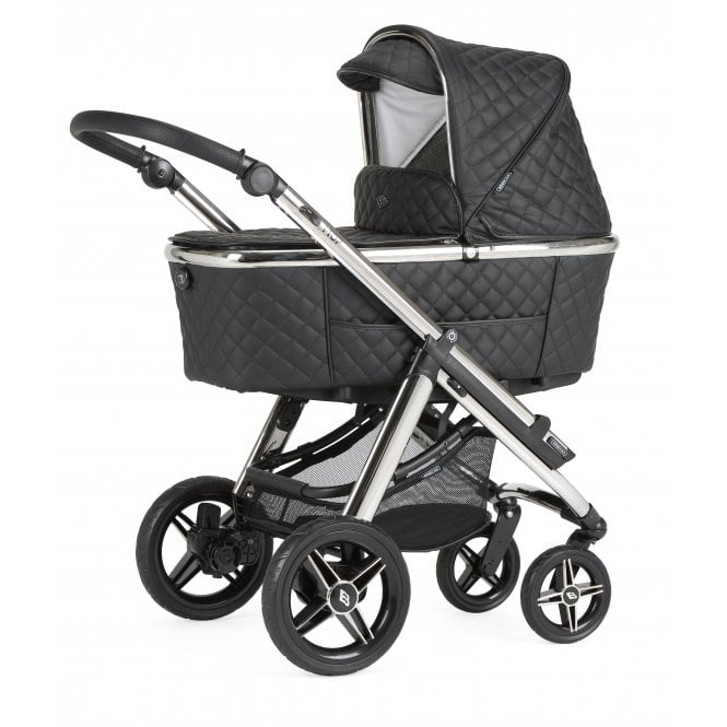 Bebecar Pram Via + Bag + Car Seat - SP 950 (Black)