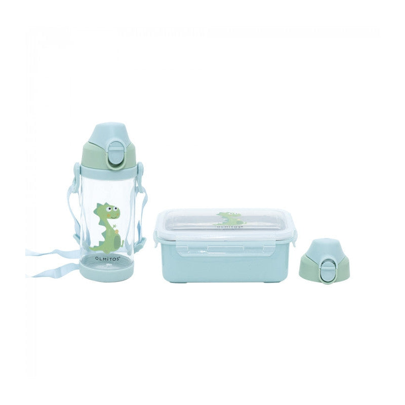 Olmitos Bottle + Lunch Box Set Dragon