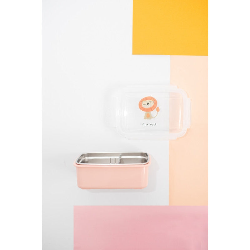Olmitos Bottle + Lunch Box Set Lion