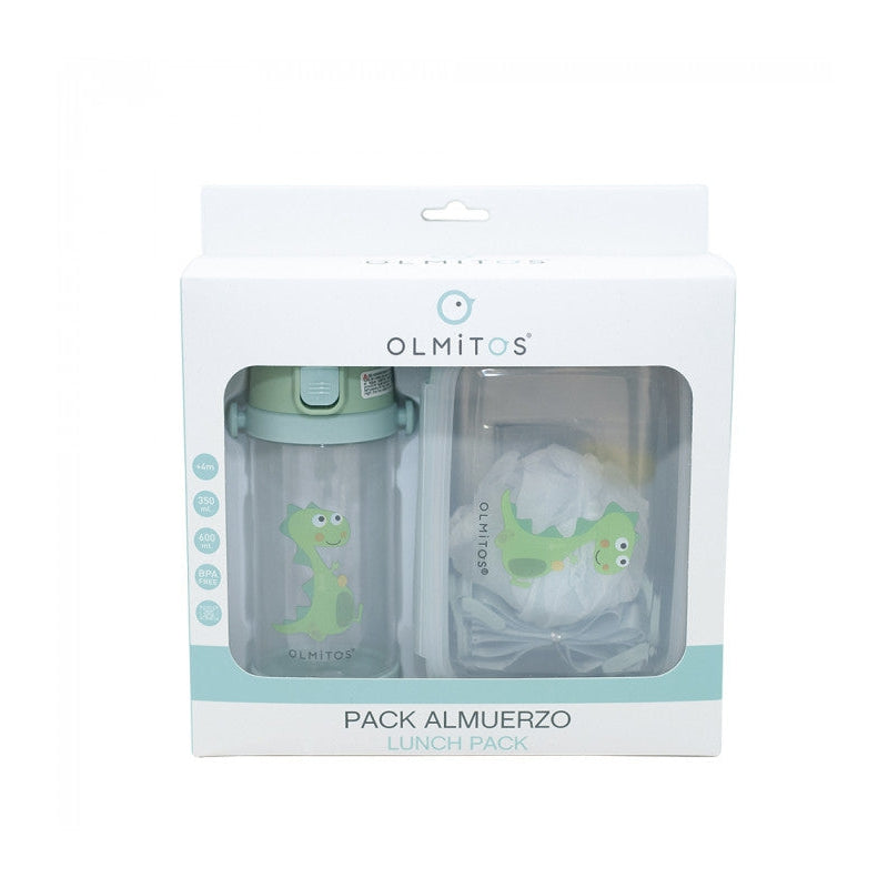 Olmitos Bottle + Lunch Box Set Dragon