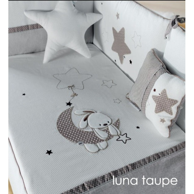 Bimbidreams 3Pcs Cradle Set 50X80 Luna W/Linen