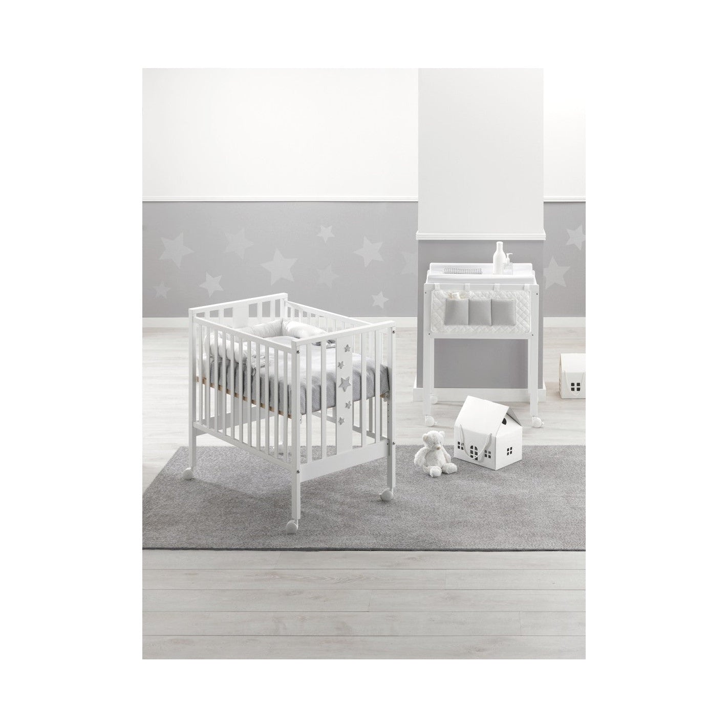 Erbesi Mini Changing Table White
