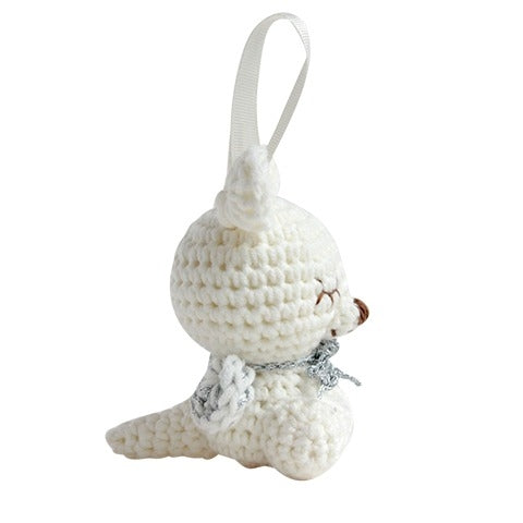 Bobi Craft White Ornament Kangaroo