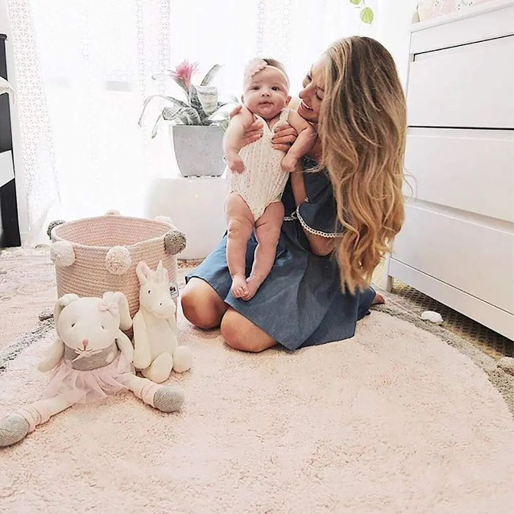 Miila Rug Round Cotton 100%