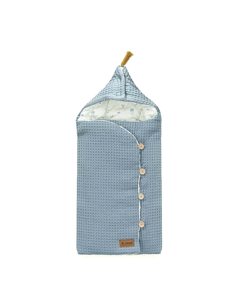 Jane Mims Footmuff Zipper Blue