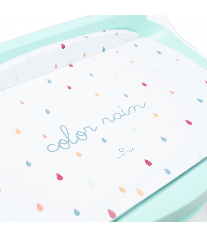 Olmitos Baby Bathtube W/Changer Rain