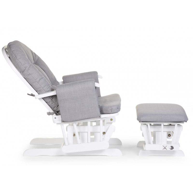 Miila Wooden Nursing Chair Light Grey