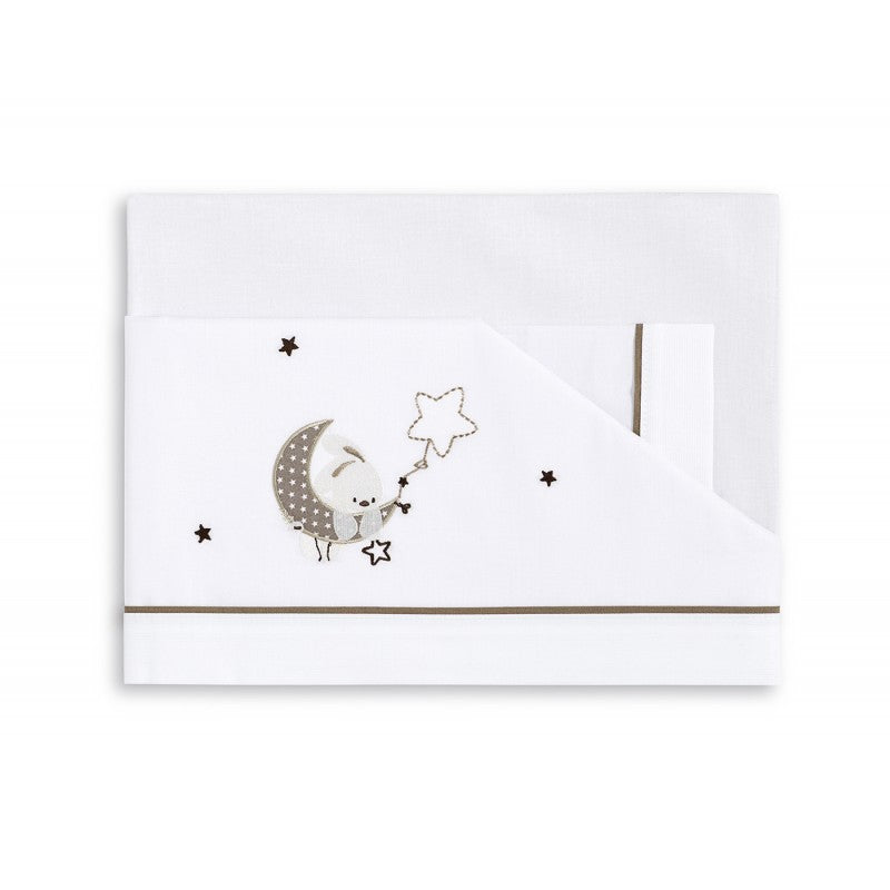 Bimbidreams 3Pcs Cradle Set 50X80 Luna W/Linen