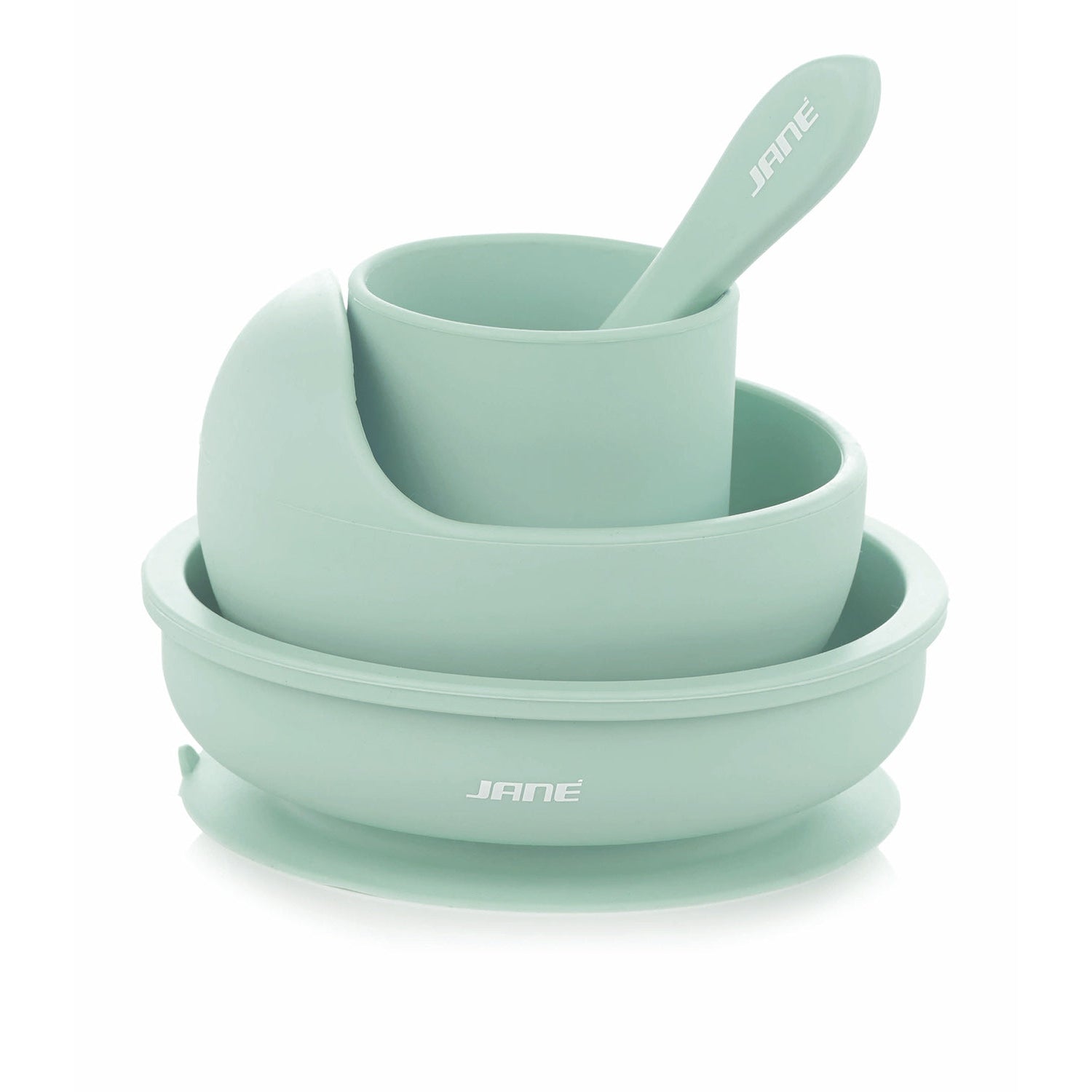 Jane Silicone Dinner Set Mint
