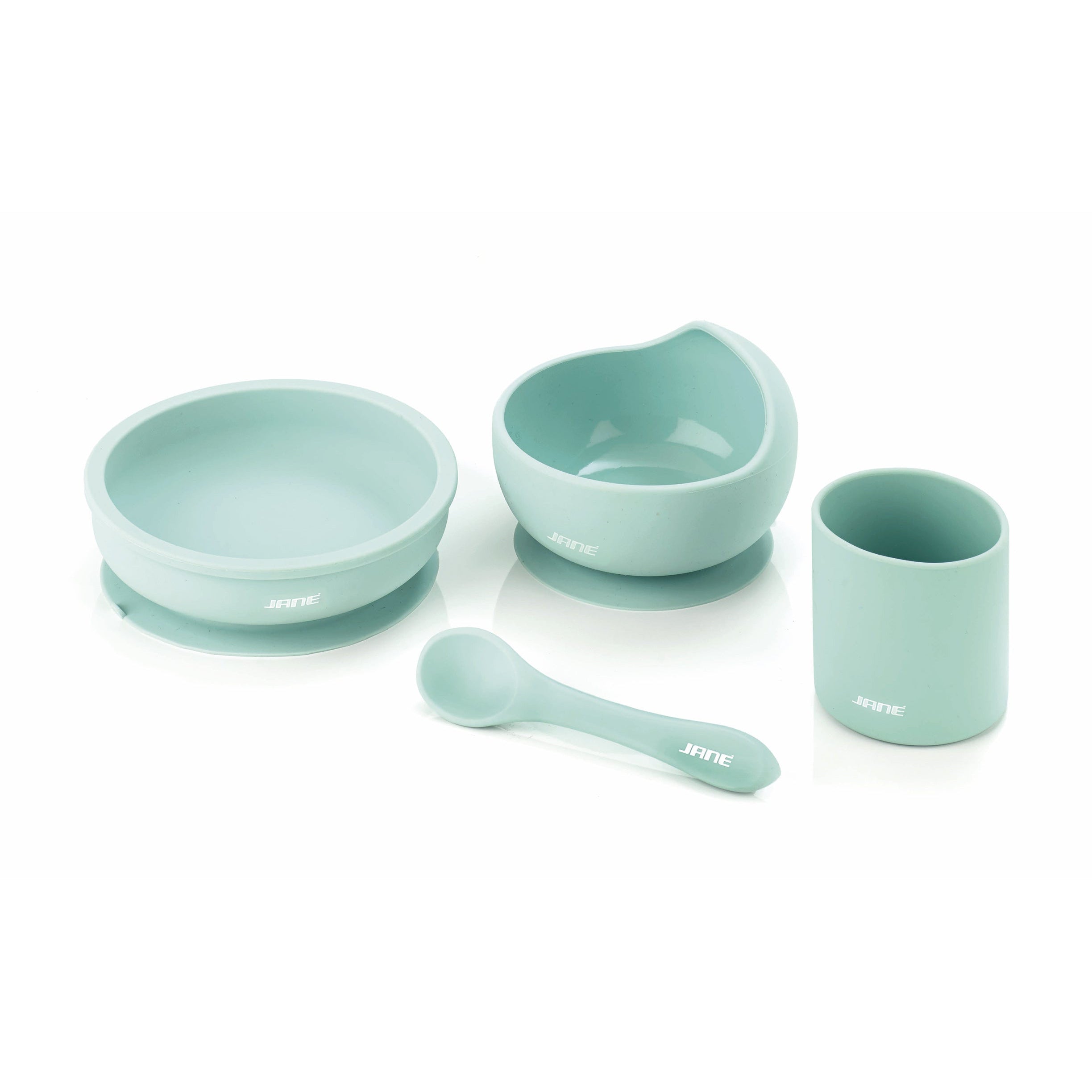 Jane Silicone Dinner Set Mint