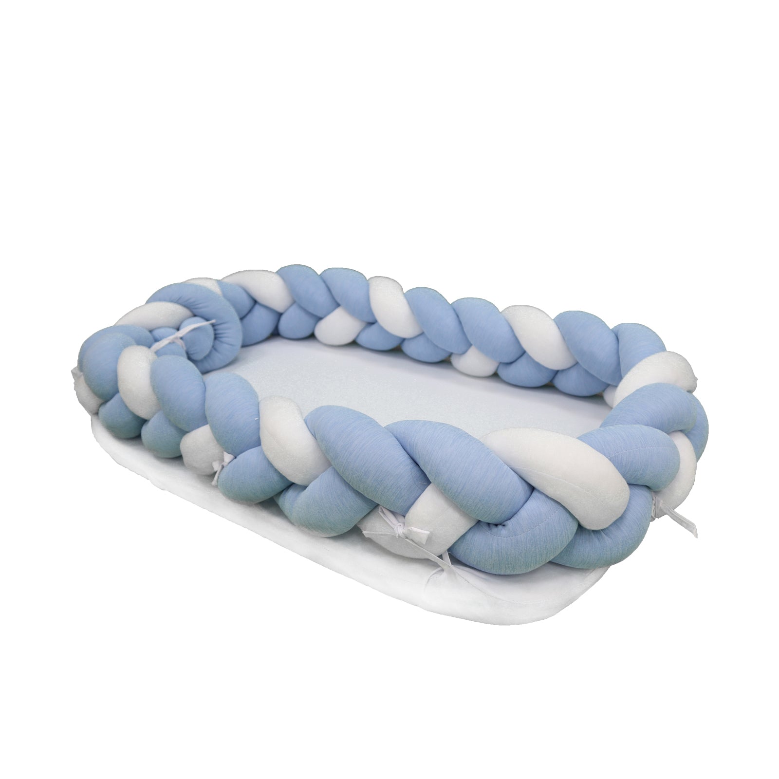 BABY MOON KNOTTED Wrapped Bumper With Mattress