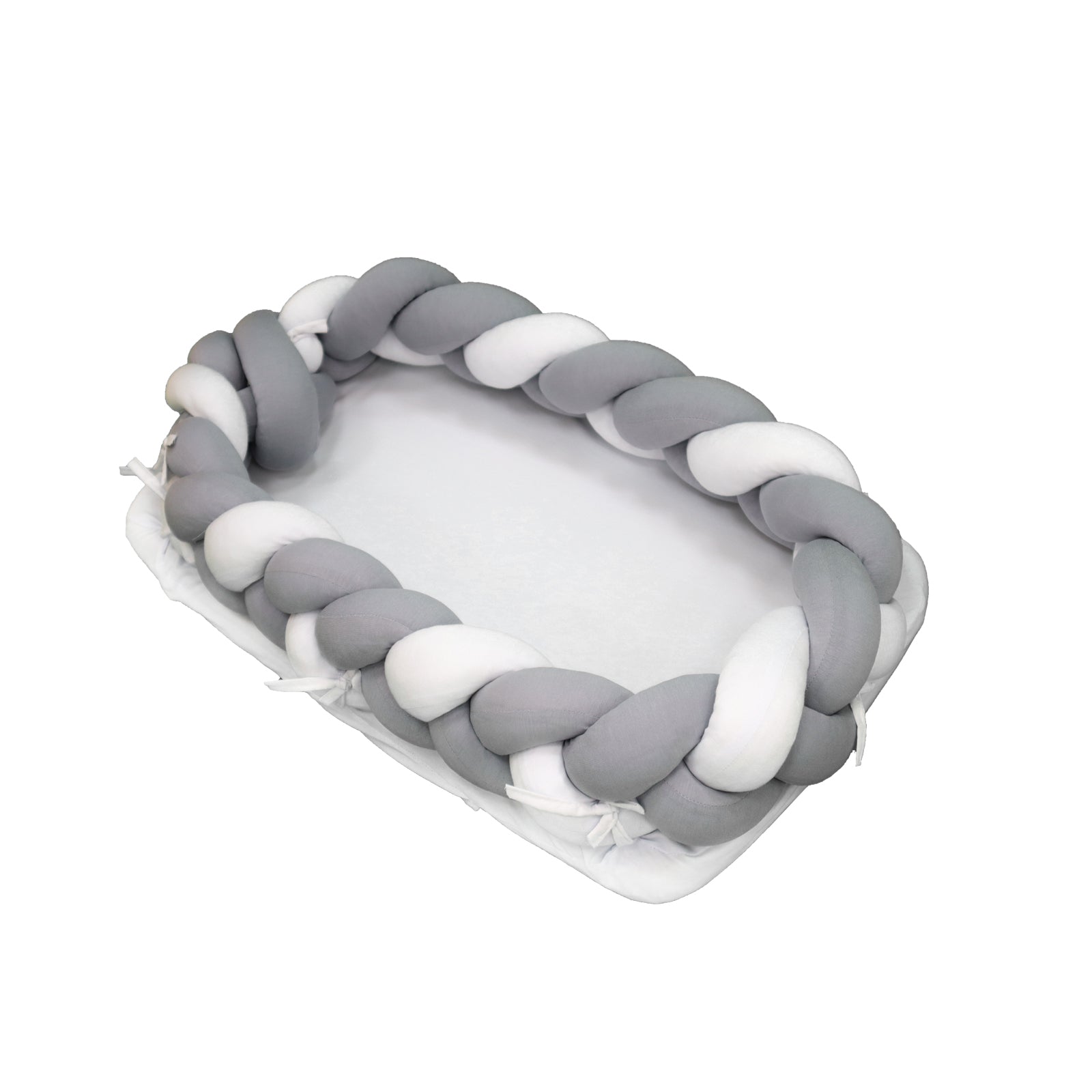 BABY MOON KNOTTED Wrapped Bumper With Mattress