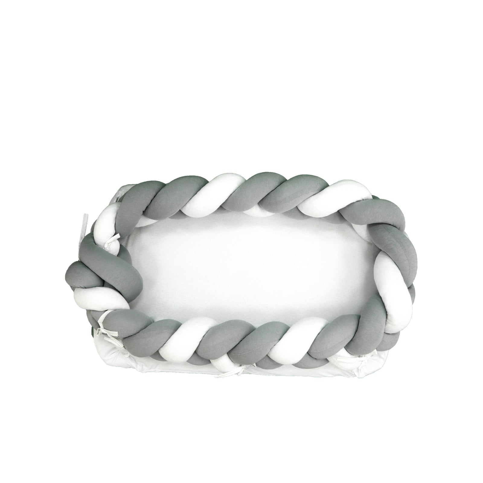 BABY MOON KNOTTED Wrapped Bumper With Mattress