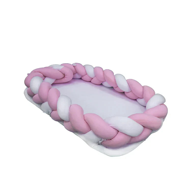 Baby Moon Knotted Wrapped Bumper with Mattress – Ultimate Comfort for Your Baby