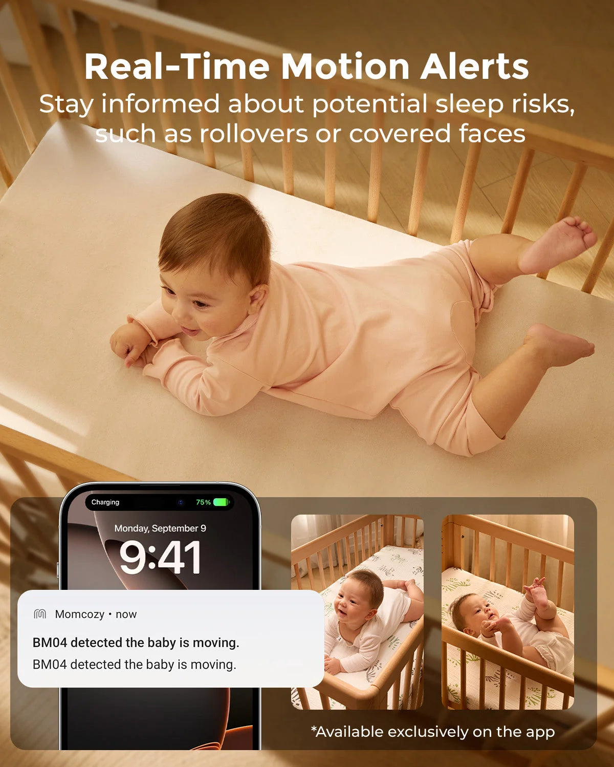 Momcozy 5-Inch Dual-mode Smart Baby Monitor-BM04