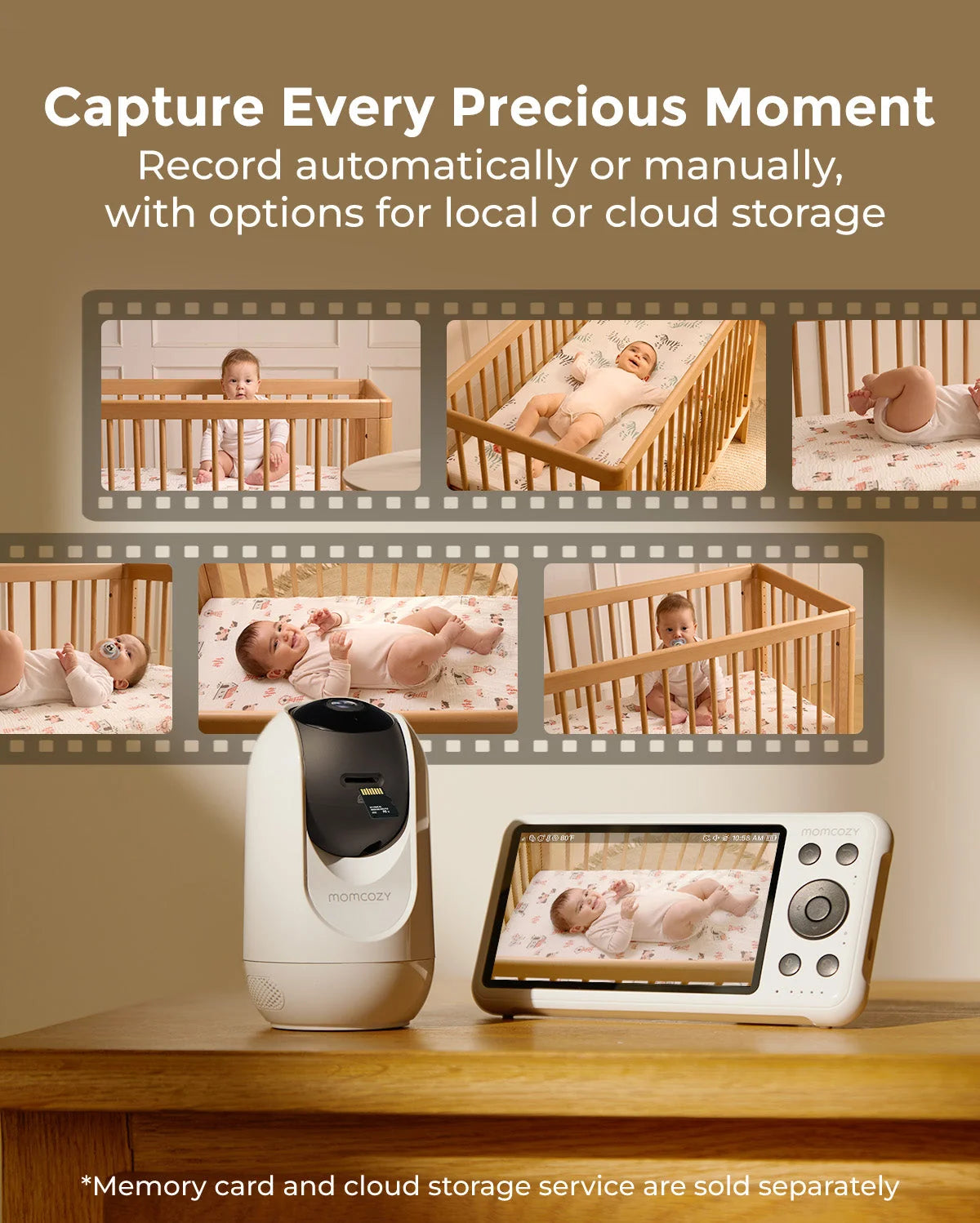 Momcozy 5-Inch Dual-mode Smart Baby Monitor-BM04