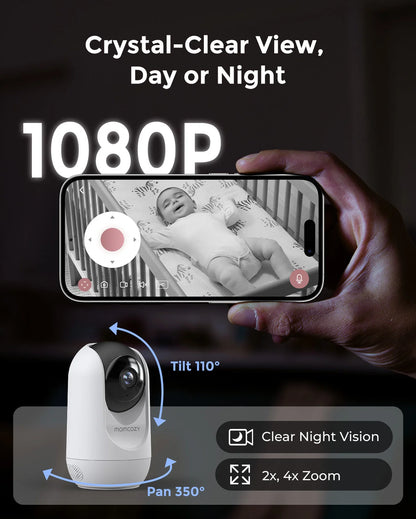 Momcozy 5-Inch Dual-mode Smart Baby Monitor-BM04