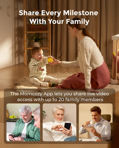 Momcozy 5-Inch Dual-mode Smart Baby Monitor-BM04