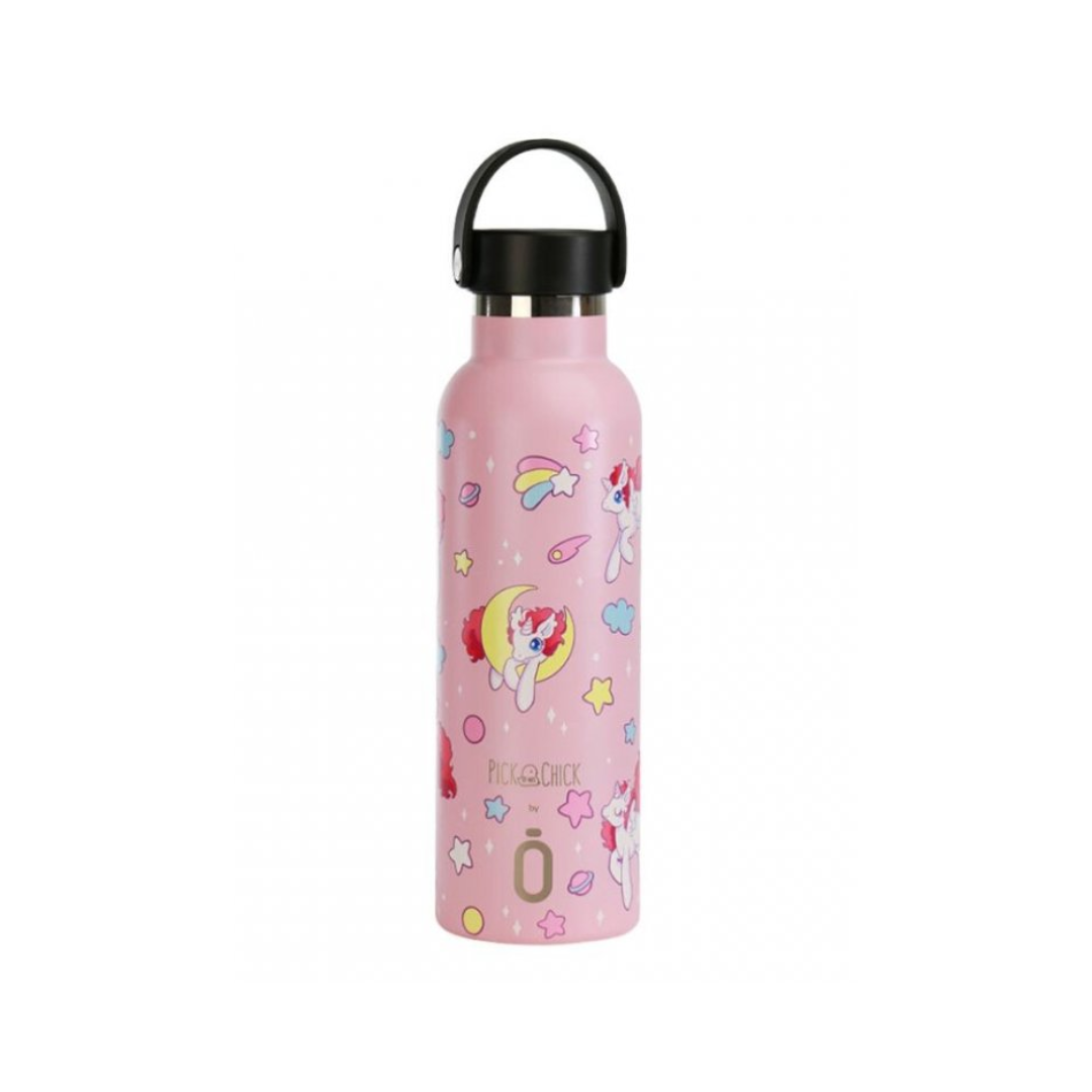RUNBOTT BOTTLE 600ML CHICK KAWAII UNICORNS