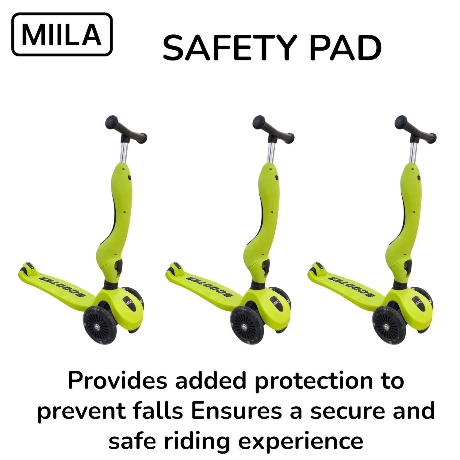 MIILA SCOOTER 2 IN 1 LIME GREEN