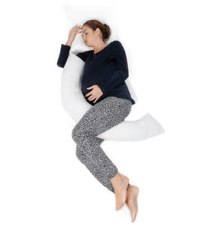Babyjem Pregnancy Back Support &amp; Feeding Pillow - Ecru