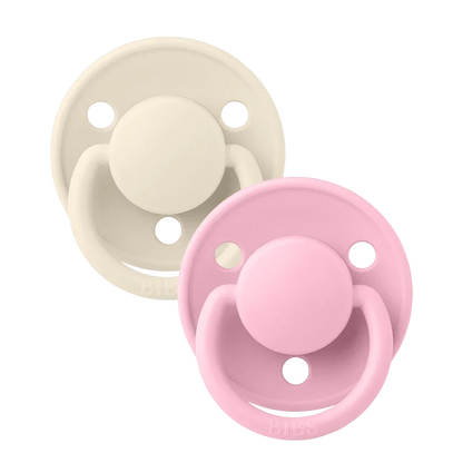 Bibs De Lux Pacifiers 2 Pack Silicone One Size( 0-3 Years)