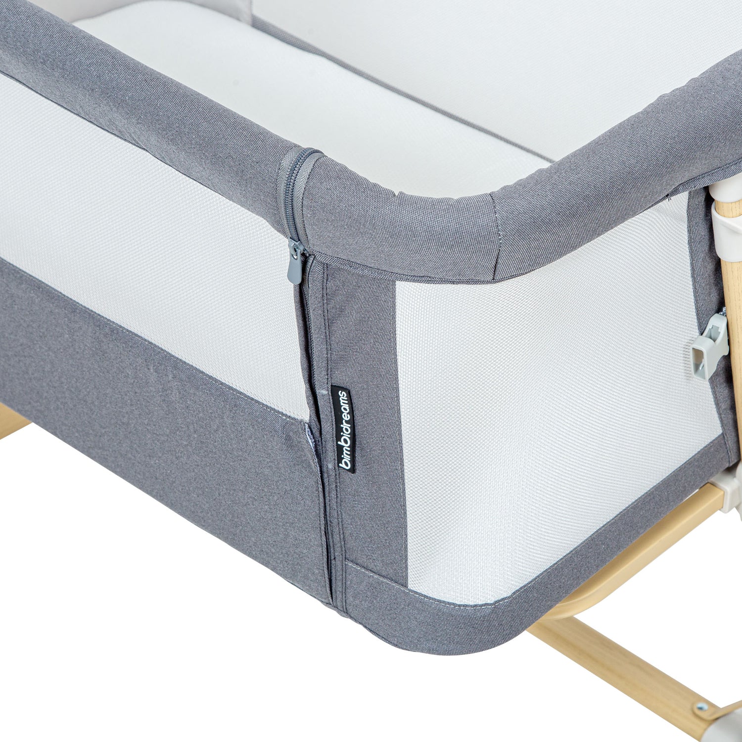 BIMBIDREAMS METAL CO SLEEPING COT GREY