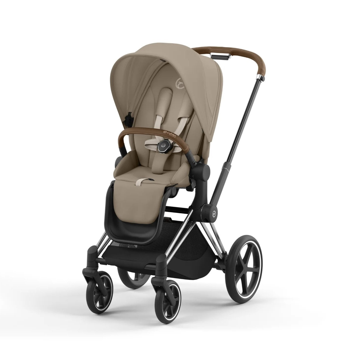 Cybex - Priam Chrome Brown Frame with Seat Pack