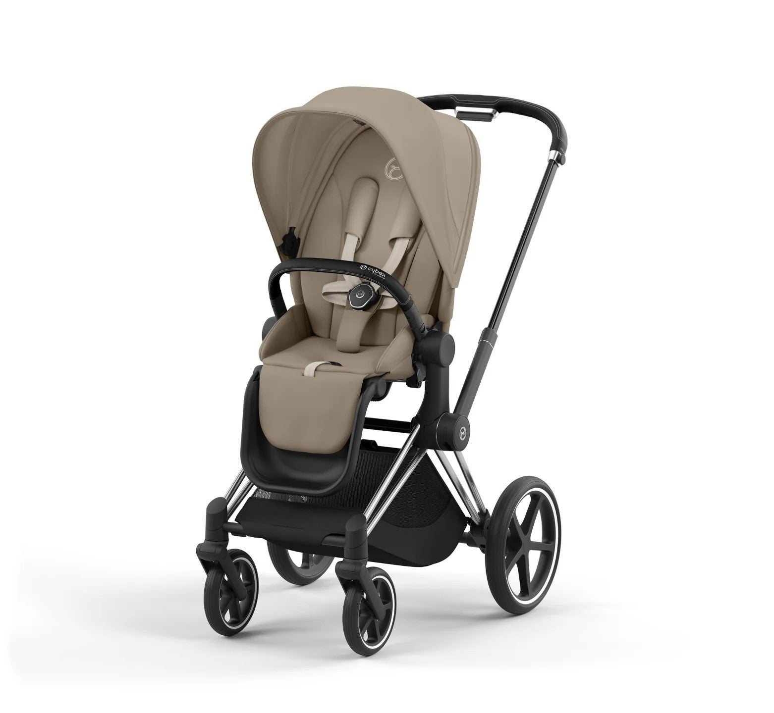 Cybex - Priam Chrome Black Frame with Seat Pack