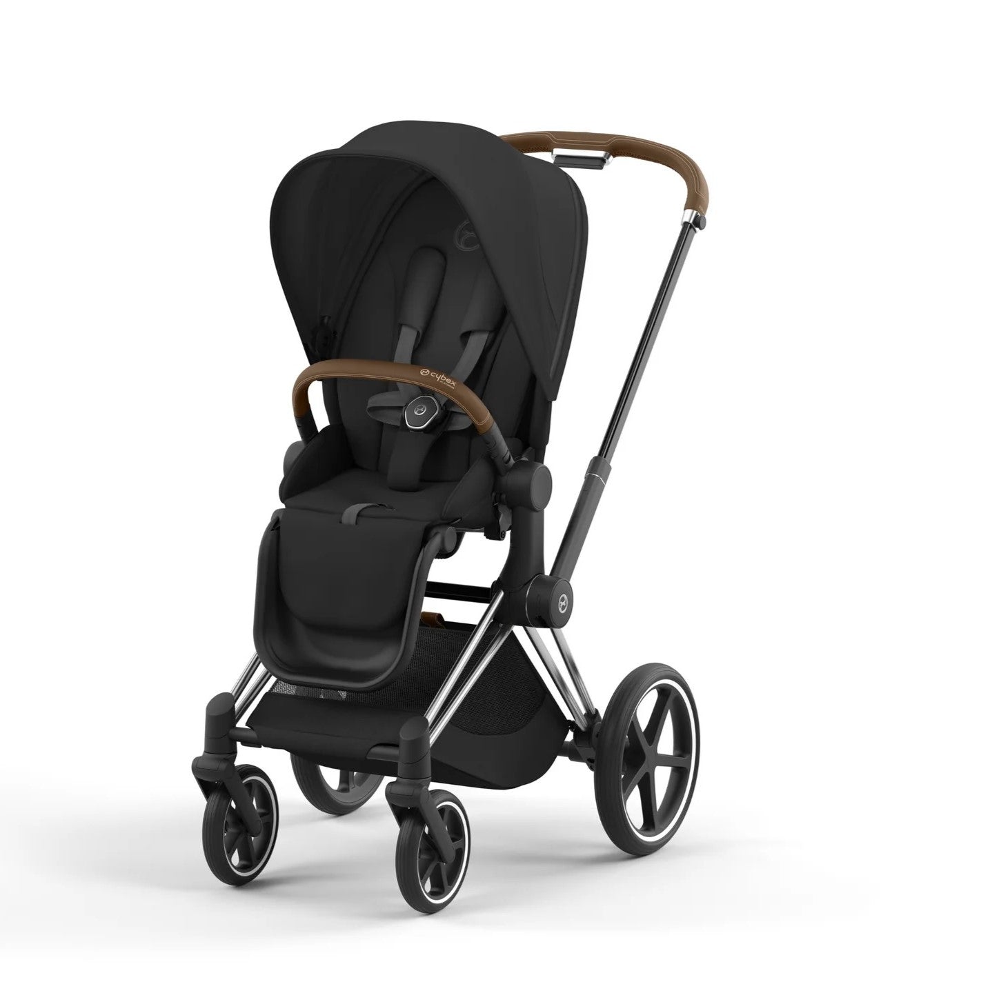 Cybex - Priam Chrome Brown Frame with Seat Pack