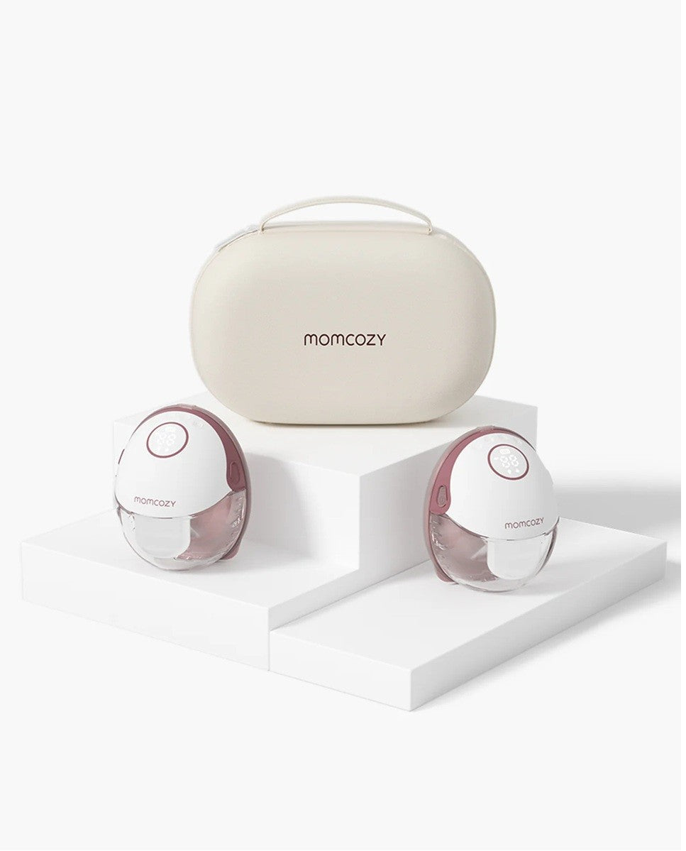 Momcozy Mobile Style Double Breast Pump M6 Maroon