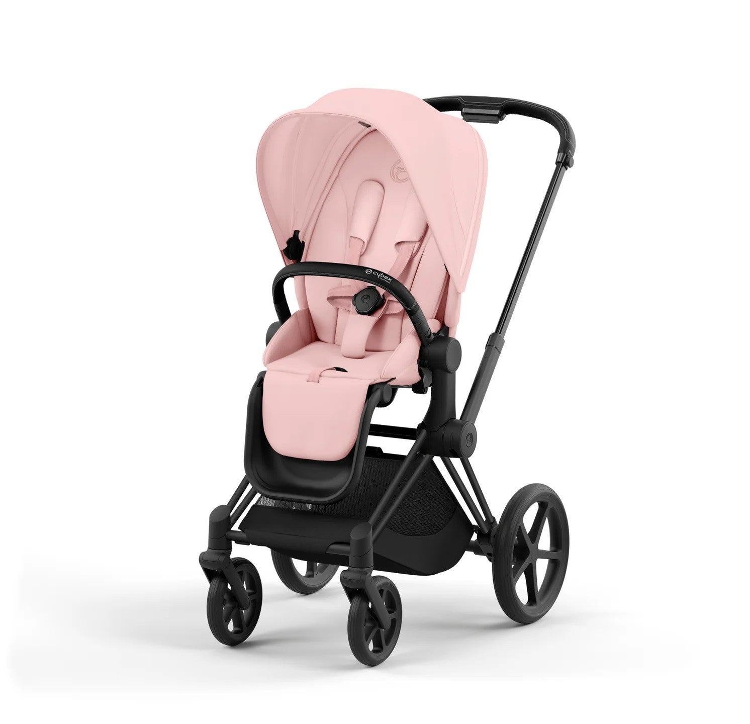 Cybex - Priam Matt Black Frame with Seat Pack