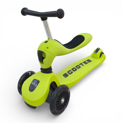 MIILA SCOOTER 2 IN 1 LIME GREEN