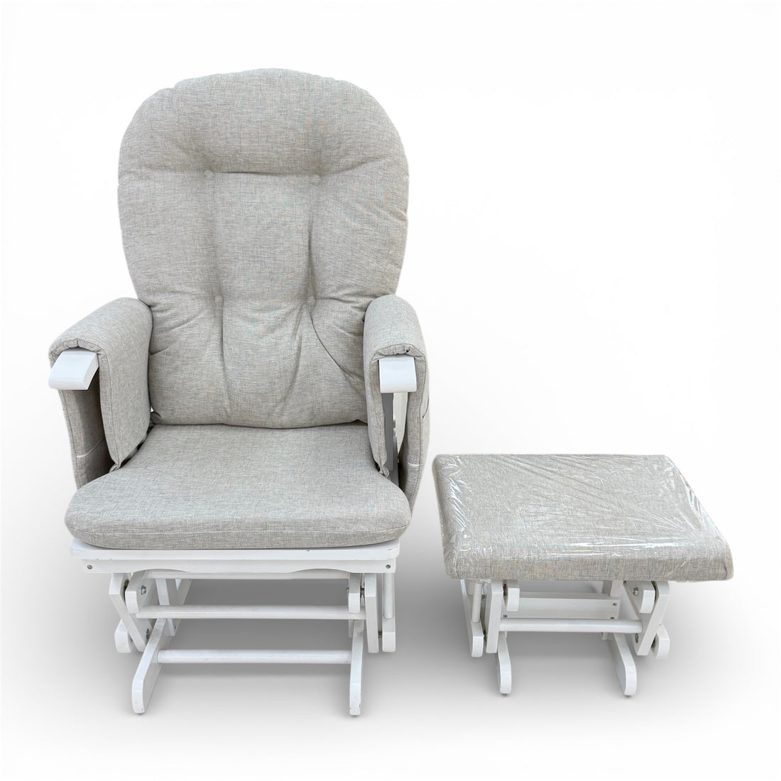 Miila Wooden Nursing Chair Beige