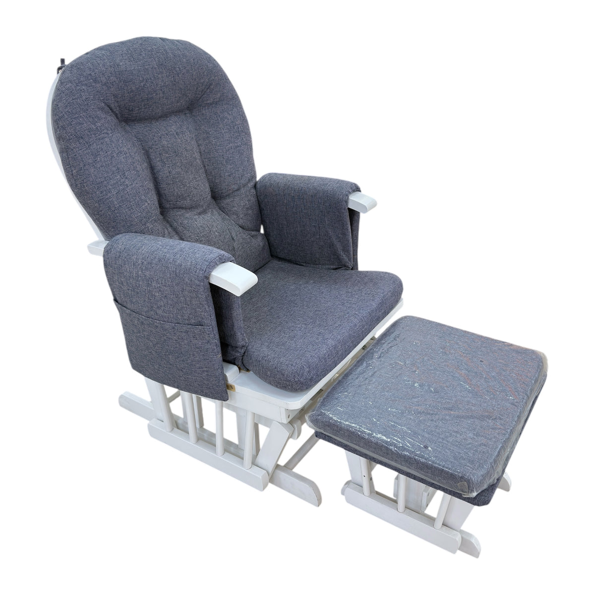 Miila Wooden Nursing Chair Grey