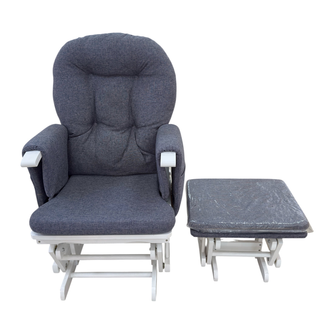 Miila Wooden Nursing Chair Grey