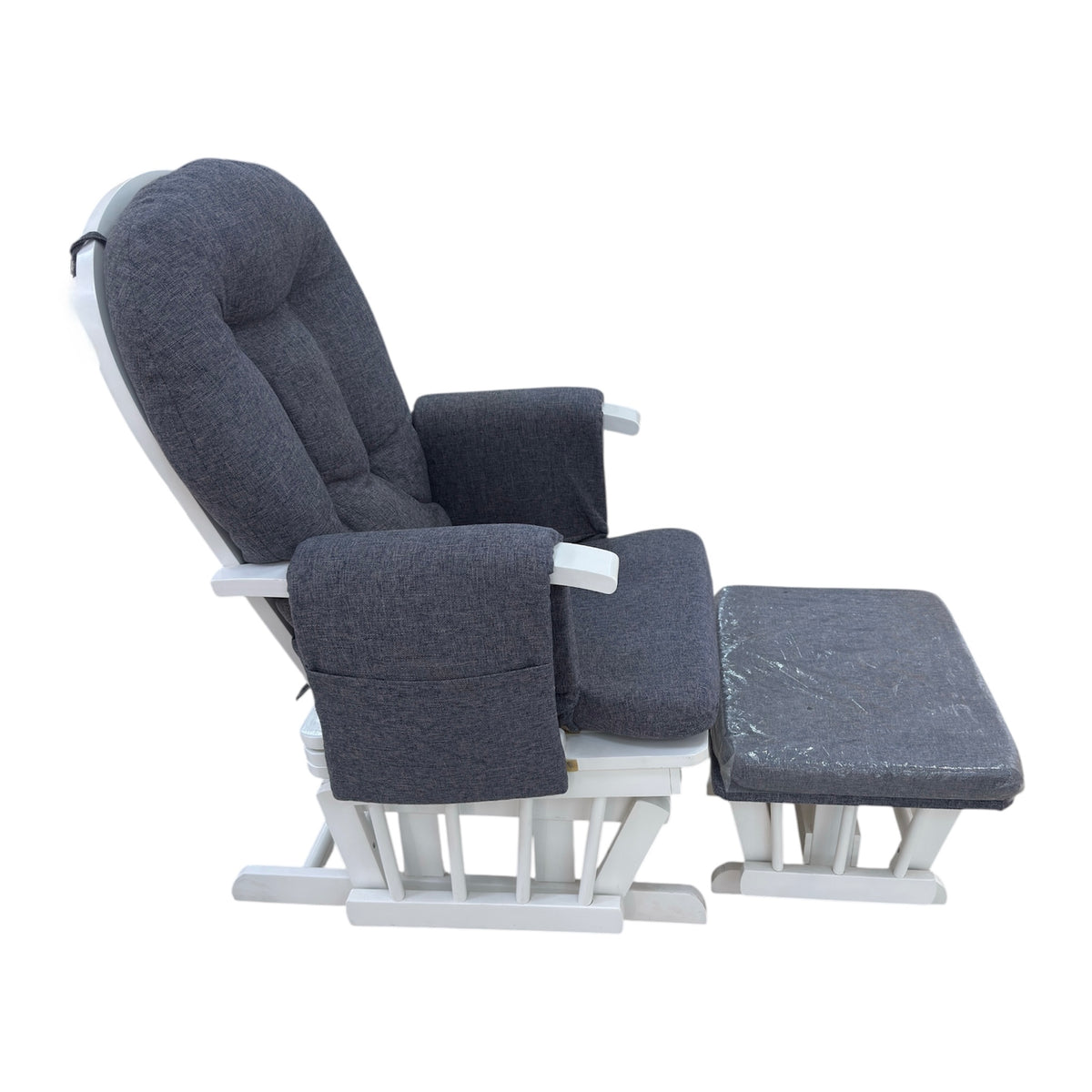 Miila Wooden Nursing Chair Grey