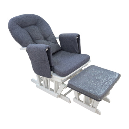 Miila Wooden Nursing Chair Grey