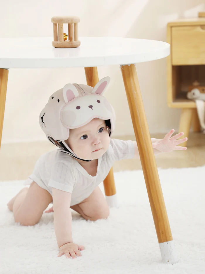 MAMBOBABY SAFETY HELMET BREATHABLE RABBIT PINK 6-24