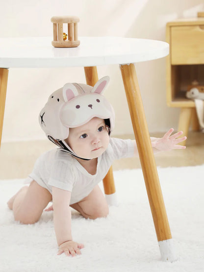 MAMBOBABY SAFETY HELMET BREATHABLE RABBIT PINK 6-24