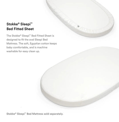 Stokke - Sleepi Bed Fitted Sheet V3 White