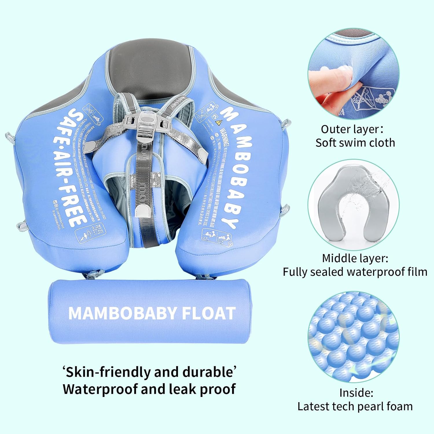 MAMBOBABY BABY FLOAT BLUE