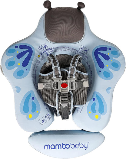 MAMBOBABY BABY FLOAT BLUE BUTTERFLY WITH CANOPY