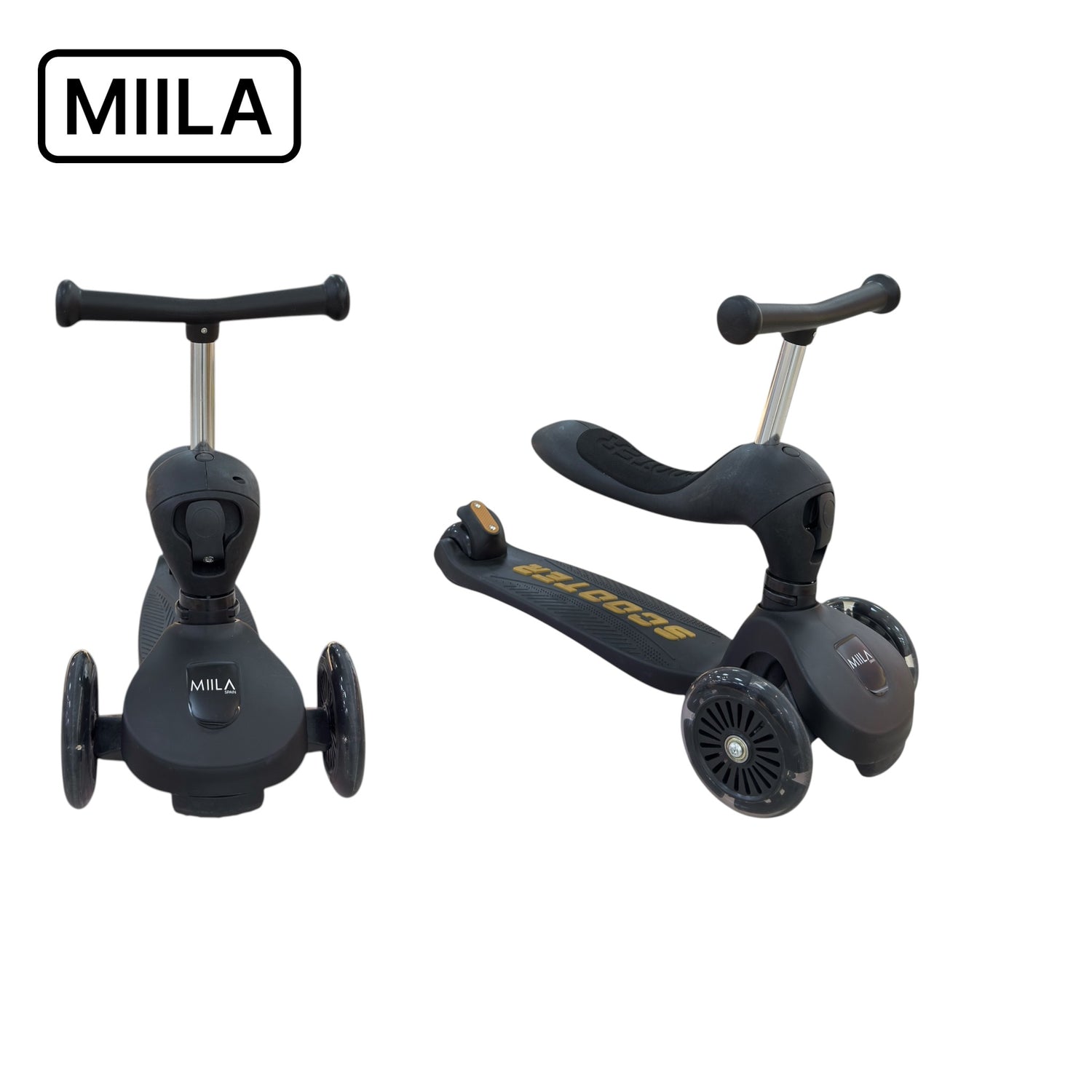 MIILA SCOOTER 2 IN 1 BLACK