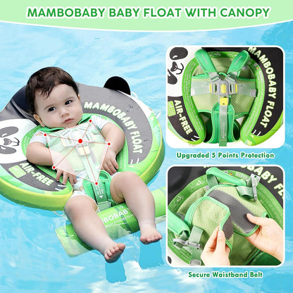 MAMBOBABY BABY FLOAT PANDA WITH CANOPY