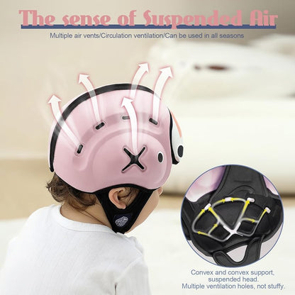 MAMBOBABY SAFETY HELMET BREATHABLE UNICORN PINK 6-24