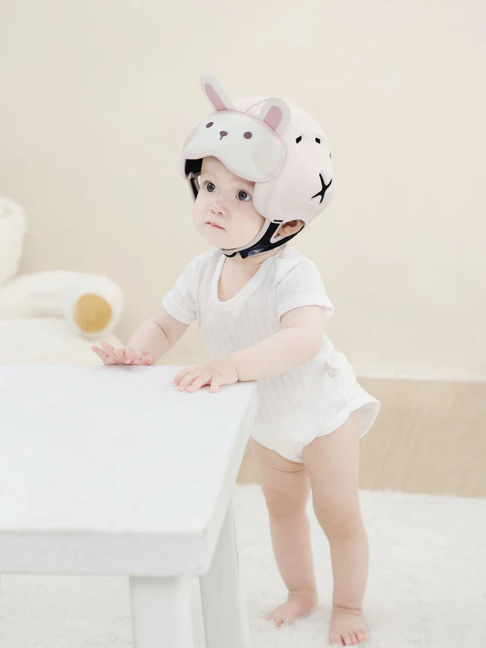 MAMBOBABY SAFETY HELMET BREATHABLE RABBIT PINK 6-24