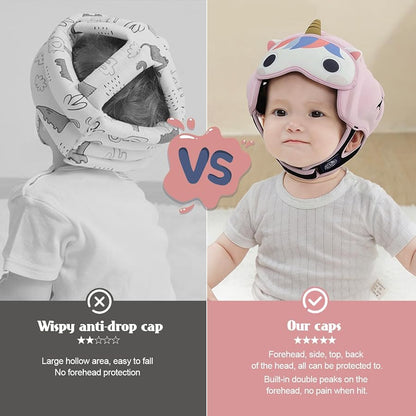 MAMBOBABY SAFETY HELMET BREATHABLE UNICORN PINK 6-24
