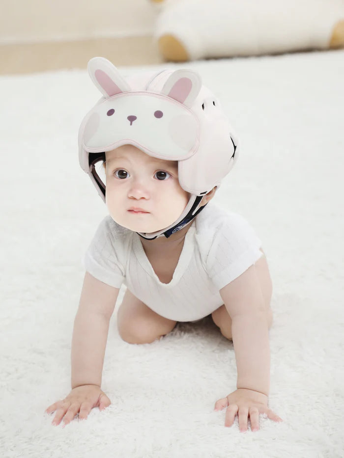 MAMBOBABY SAFETY HELMET BREATHABLE RABBIT PINK 6-24