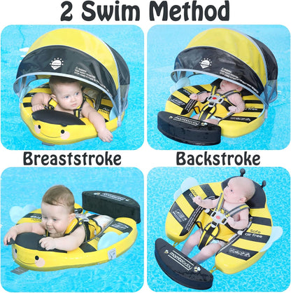 MAMBOBABY BABY FLOAT BEE WITH CANOPY